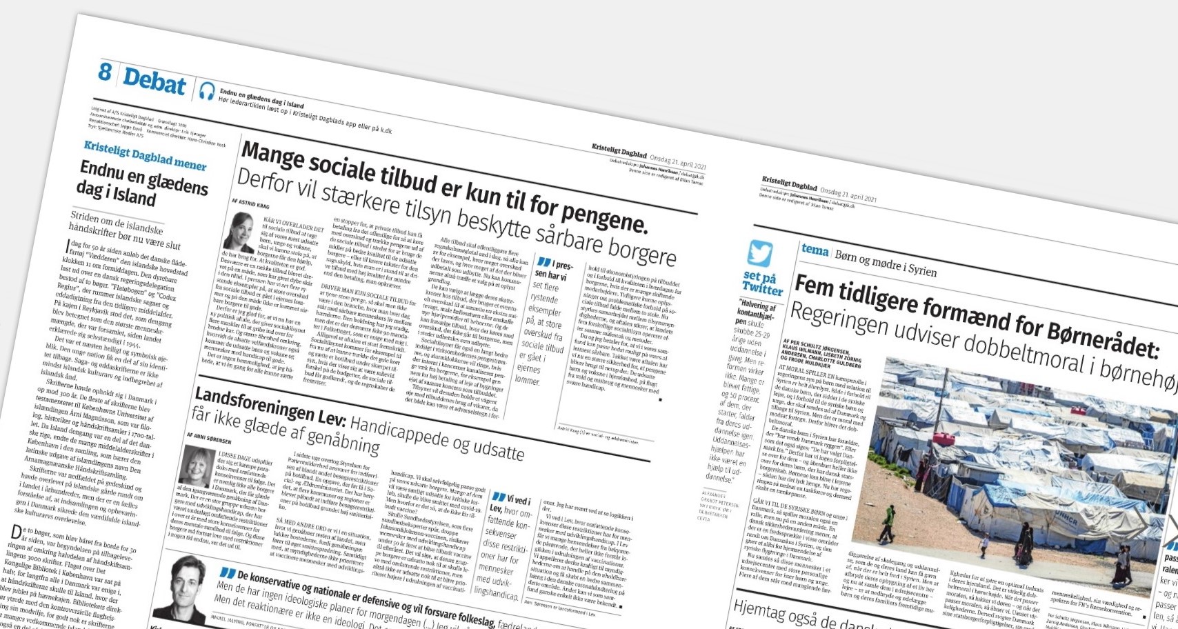 Kristeligt Dagblad 210421